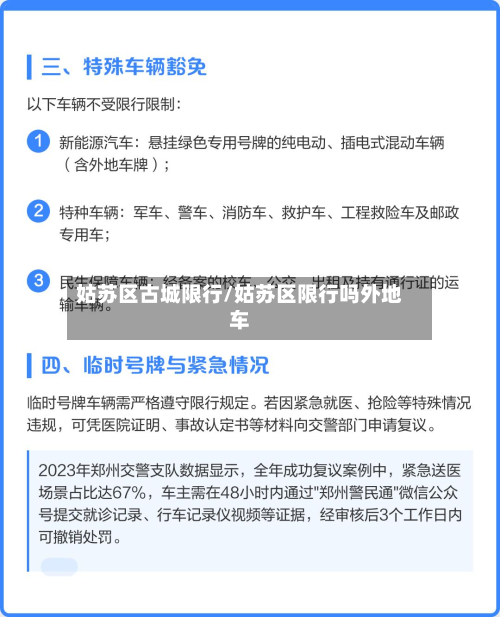 姑苏区古城限行/姑苏区限行吗外地车-第3张图片