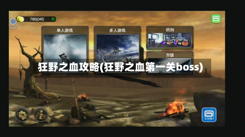 狂野之血攻略(狂野之血第一关boss)-第3张图片