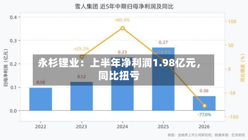 永杉锂业：上半年净利润1.98亿元，同比扭亏-第2张图片