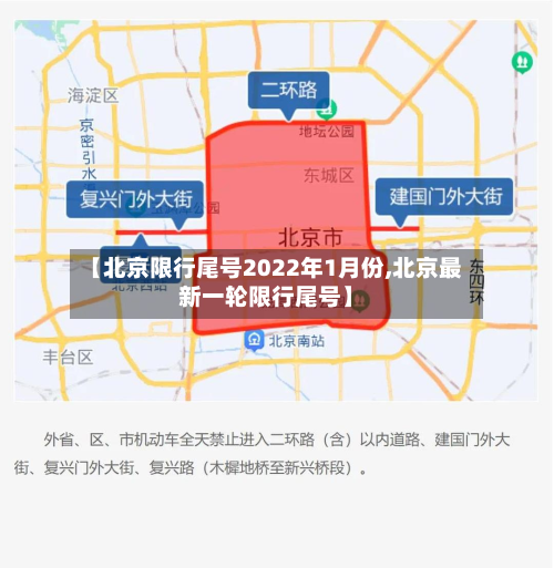 【北京限行尾号2022年1月份,北京最新一轮限行尾号】