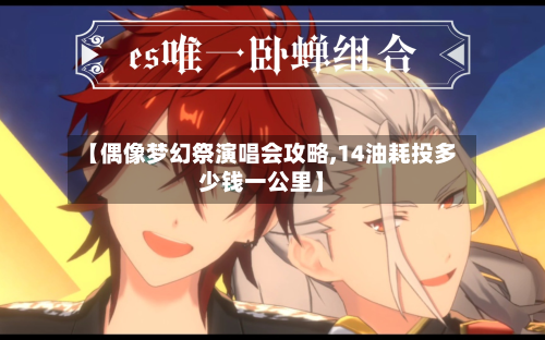 【偶像梦幻祭演唱会攻略,14油耗投多少钱一公里】-第2张图片