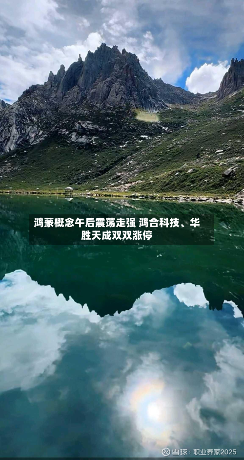 鸿蒙概念午后震荡走强 鸿合科技、华胜天成双双涨停-第1张图片