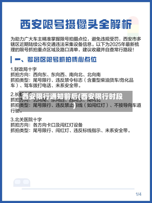 西安限行通知前后(西安限行时段)