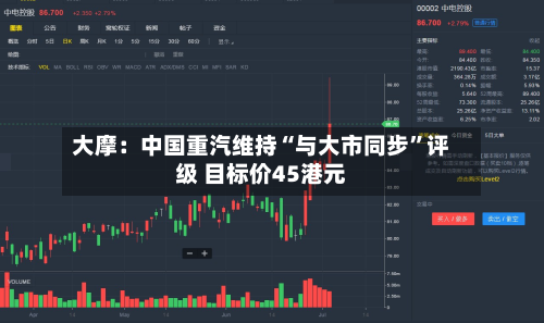 大摩：中国重汽维持“与大市同步”评级 目标价45港元-第1张图片