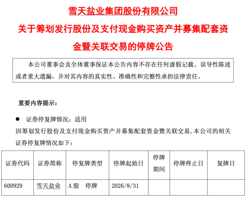 重大资产重组！半导体龙头	，突发公告！下周一停牌
